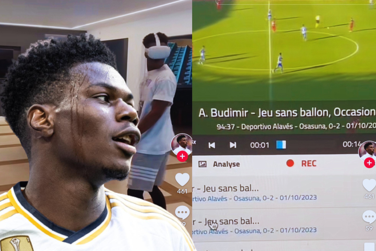 Tchouaméni se preparó el Real Madrid-Osasuna con realidad virtual