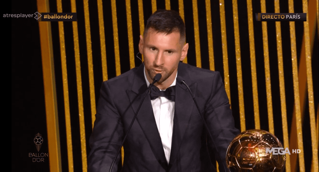 Messi ganó el Balón de Oro; así quedó la lista