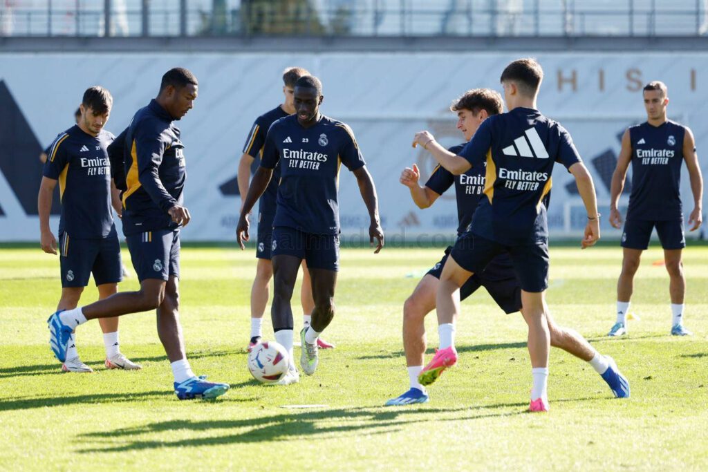 El Real Madrid en un entrenamiento (Real Madrid)