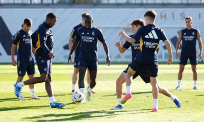 El Real Madrid en un entrenamiento (Real Madrid)
