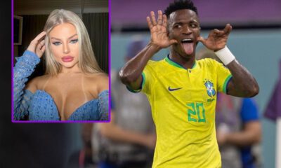 Leticia Sogiro y Vinicius Jr