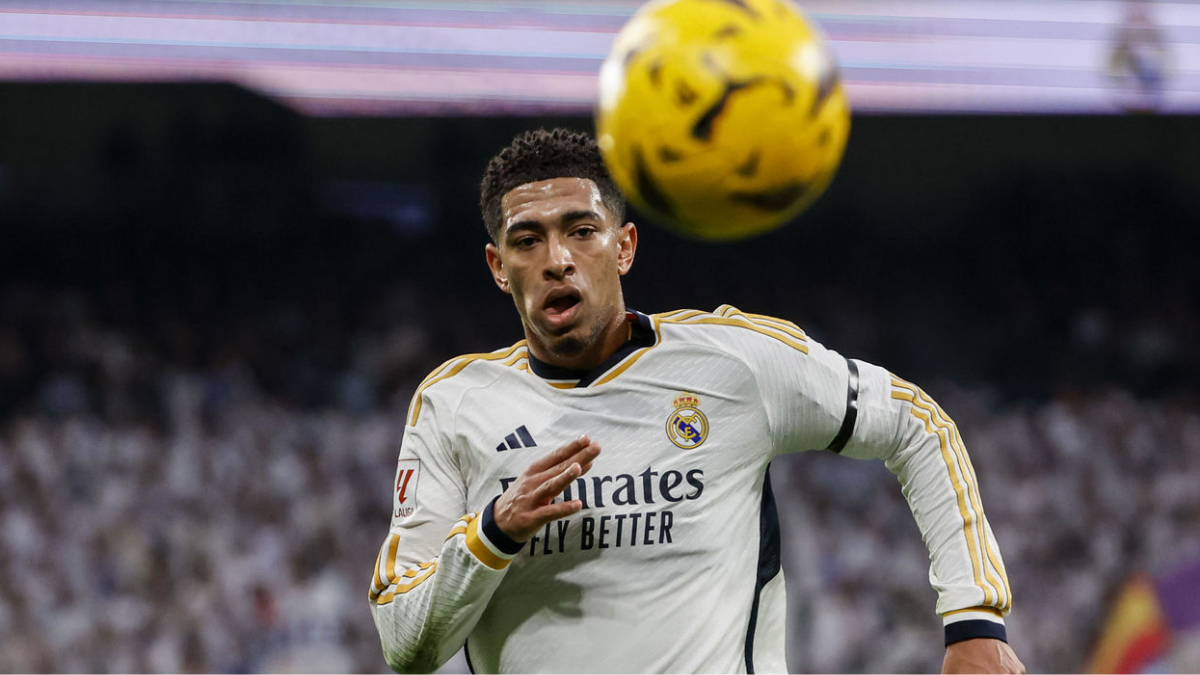 Bellingham en un partido este año (Getty)
