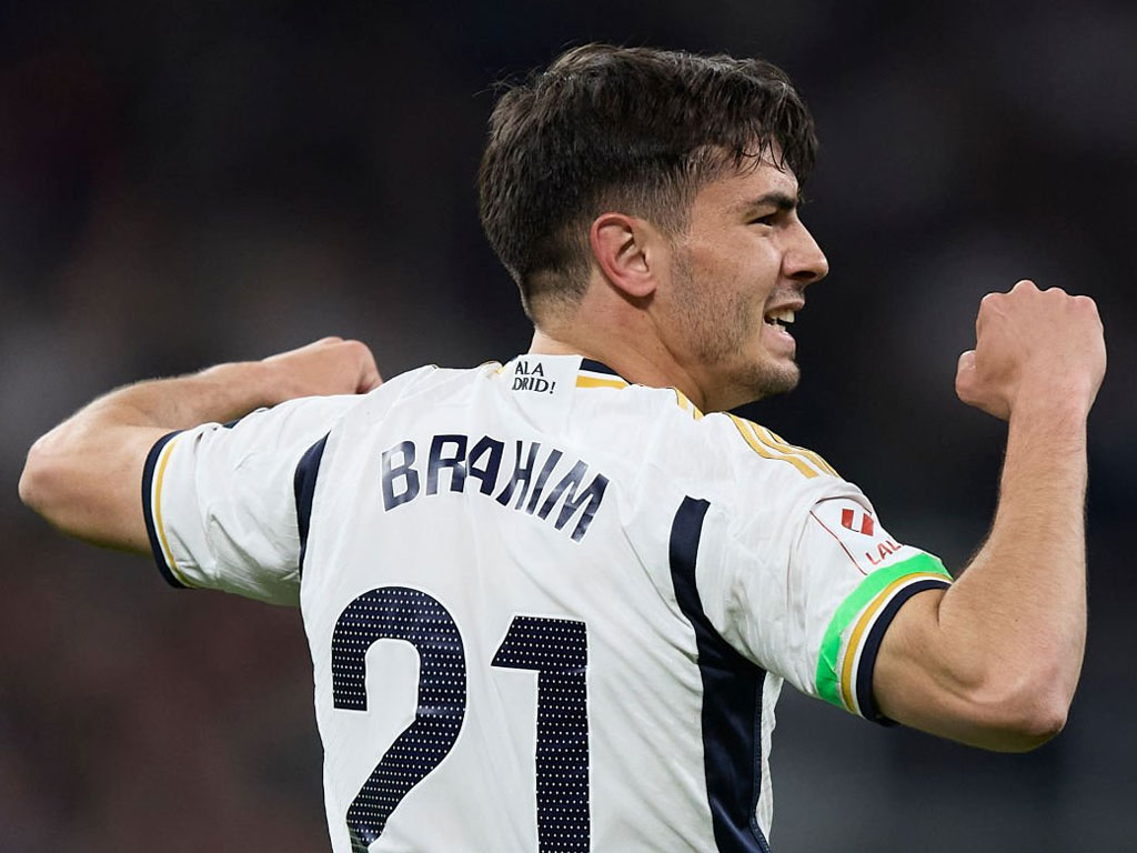 Brahim celebrando un gol (Getty)