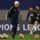 Ancelotti en un entrenamiento en Leipzig (UEFA)