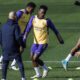 El Real Madrid entrenando en Valdebebas (EFE)