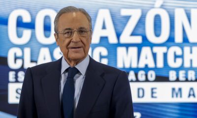 Florentino en un acto con el Real Madrid (EFE)
