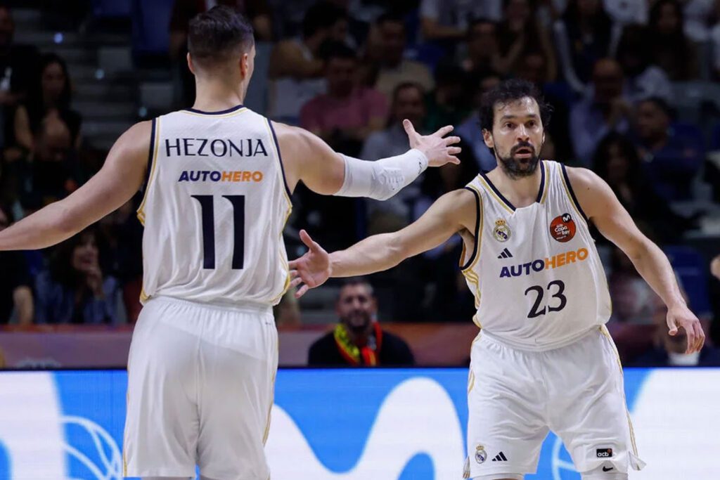 Hezonja y Llull en la Copa ACB (Real Madrid)