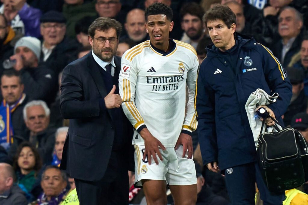 Bellingham acabó lesionado ante el Girona (Getty)