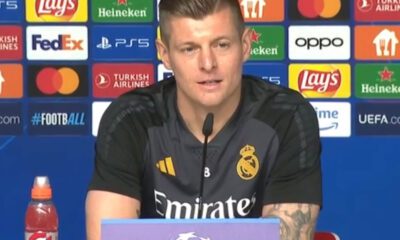 Kroos en rueda de prensa ante el Leipzig