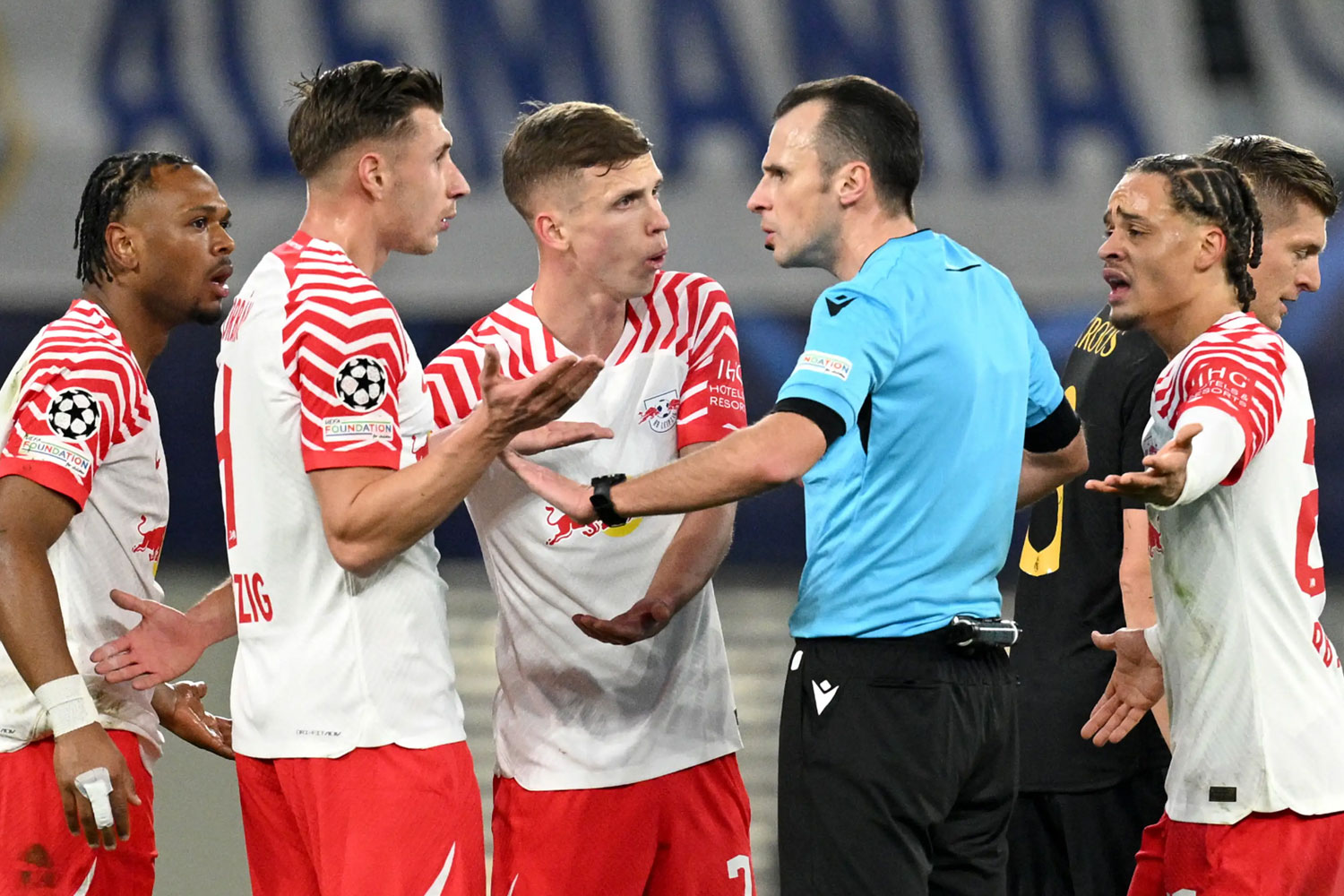 Protesta Leipzig ante el Madrid (Getty)