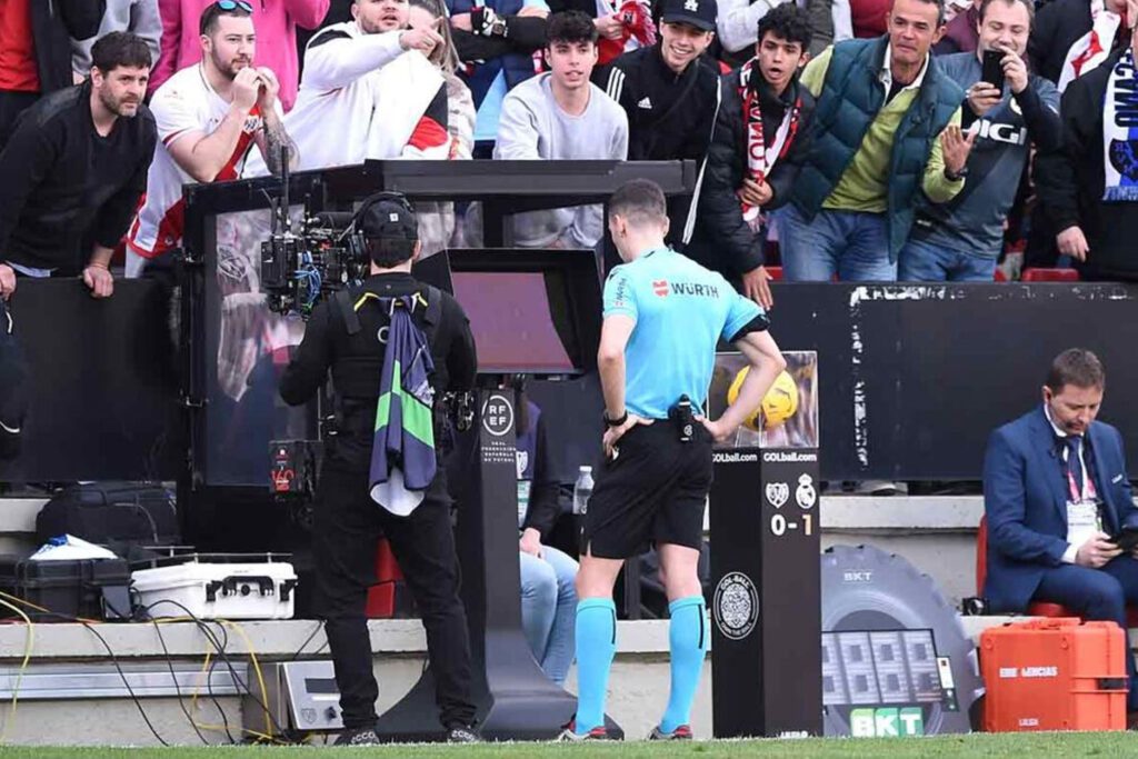Muñiz en el Rayo-Real Madrid (Getty)