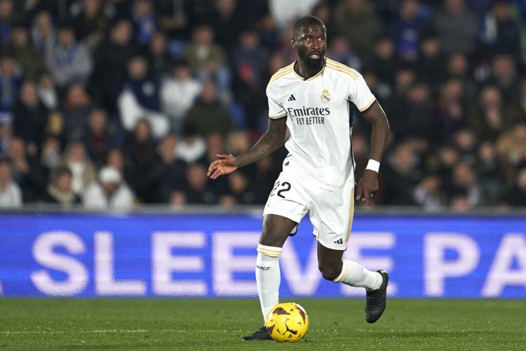 Rüdiger llegó temprano a Valdebebas en busca del milagro Rüdiger en un partido con el Madrid (Getty)