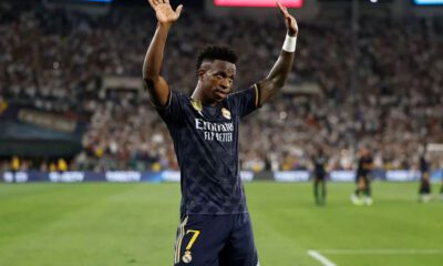 Vinícius celebrando un gol en Estados Unidos (Cordon Press)