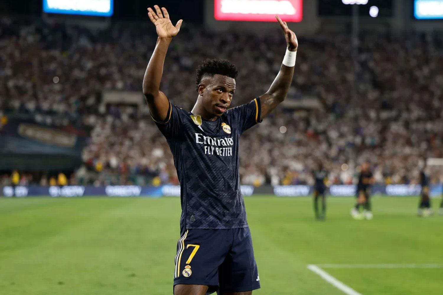 Vinícius celebrando un gol en Estados Unidos (Cordon Press)