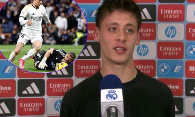 Arda Güler en zona mixta y con su gol al Celta (Real Madrid)