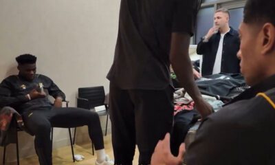 Bellingham y Tchouaméni hablando