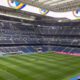 El marcador del Bernabéu encendido entero