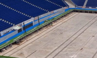 Obra en el Bernabéu