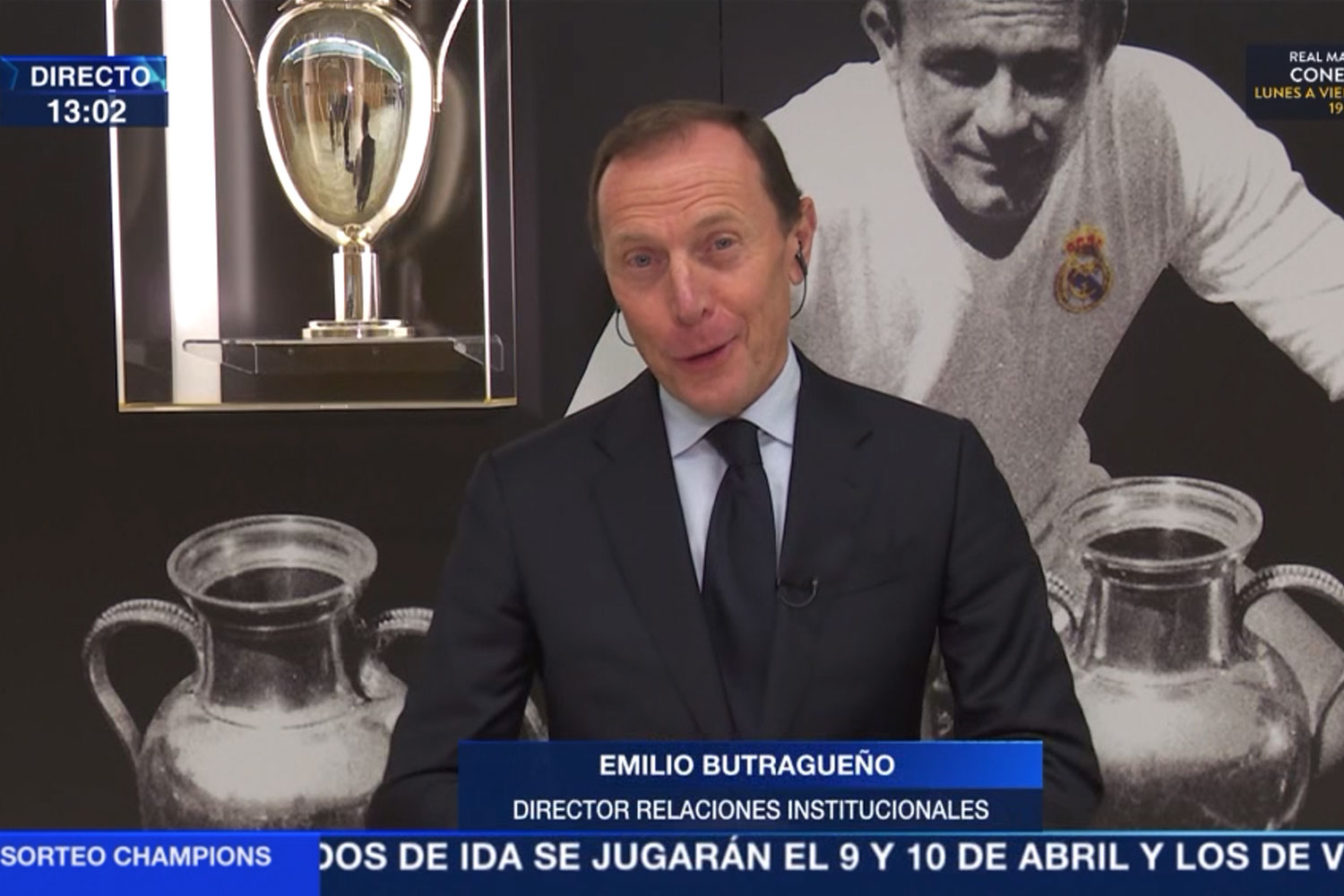 Butragueño analiza el sorteo de Champions