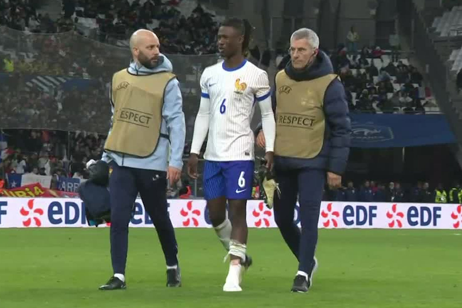 Camavinga se lesiona con Francia