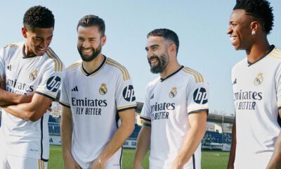 El Real Madrid presentando su acuerdo con HP (Real Madrid)