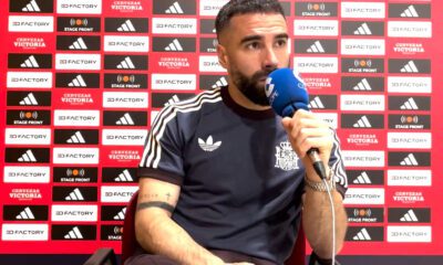 Carvajal hablando en el parón con España (Cope)