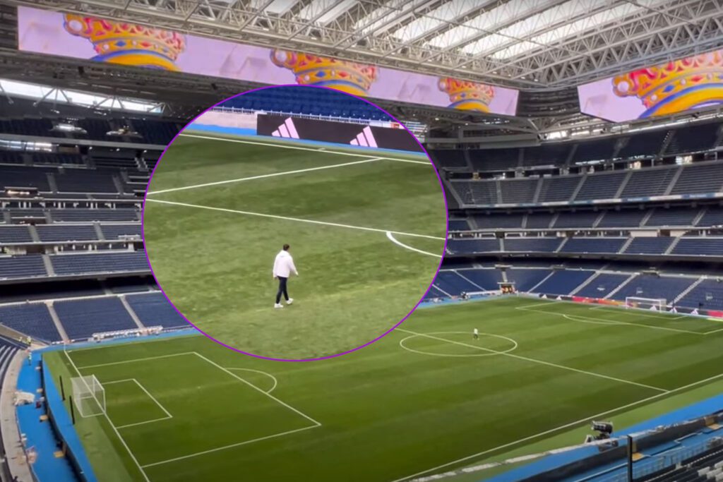 Courtois en el Bernabéu