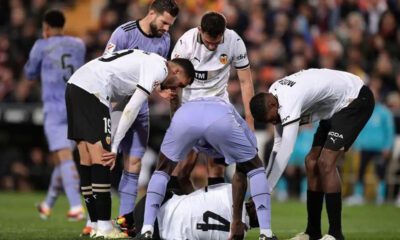 Diakhaby se lesionó ante el Madrid (Reuters)