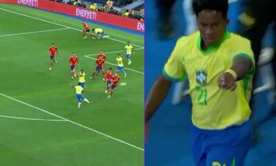 Endrick le marcó a España en el Bernabéu