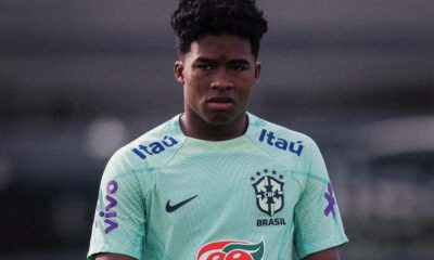 Endrick con Brasil (Getty)