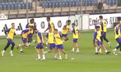 Entrenamiento del Madrid
