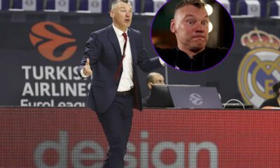 Jasikevicius en el WiZInk Center (Getty y Movistar)