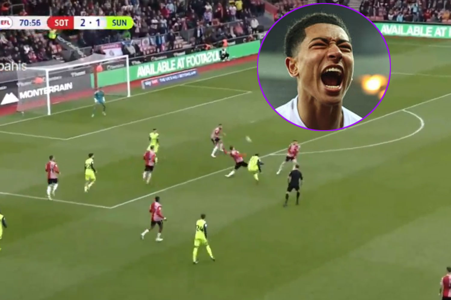 Golazo de Jobe Bellingham con el Sunderland