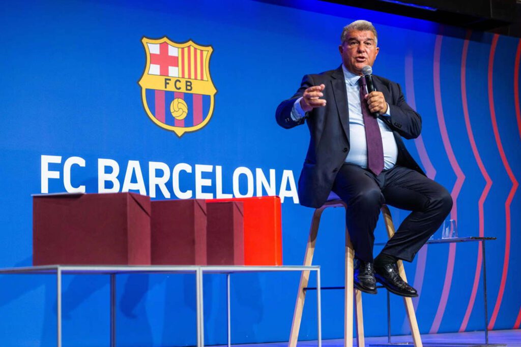 Laporta explicando el BarçaGate (EP)