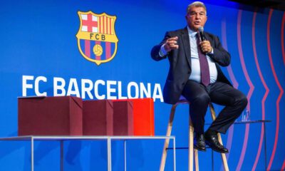 Laporta explicando el BarçaGate (EP)