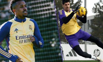 Militao y Courtois están preparados para volver (Real Madrid)