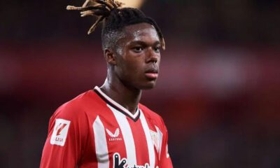 Nico Williams en un partido de la temporada (EFE)