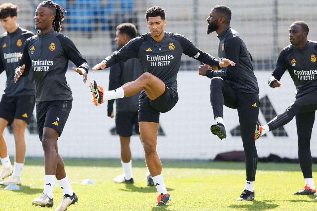 Entrenamiento de Champions (Real Madrid)