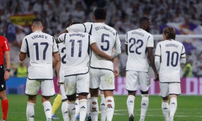 El Real Madrid celebrando un gol (La Razón)