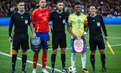 Vinícius fue capitán ante España (Getty)