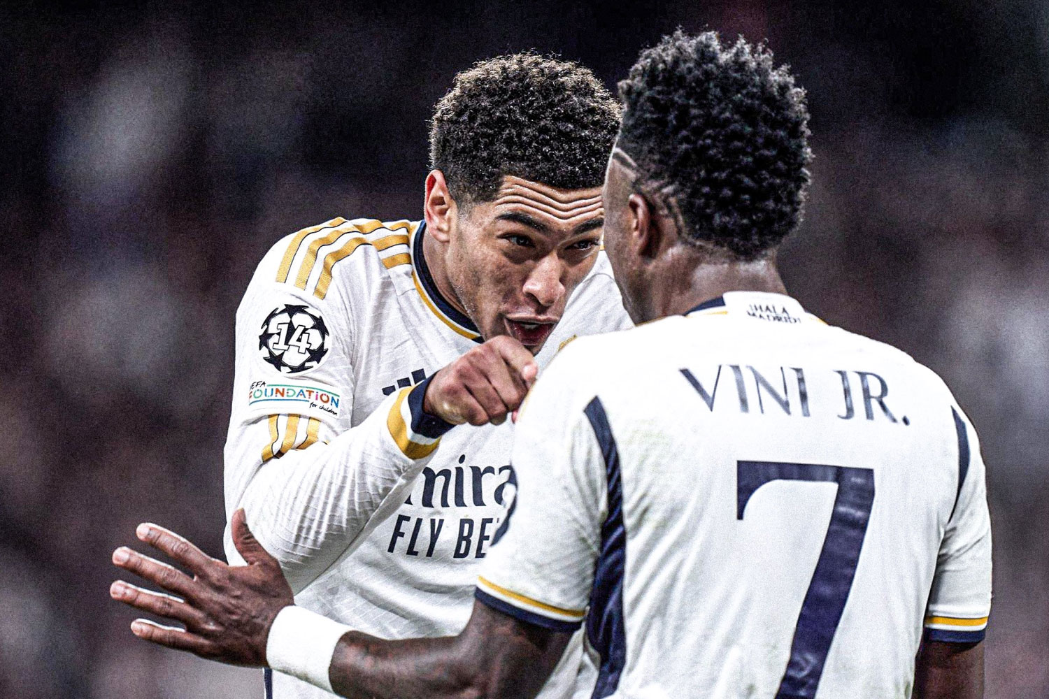 Bellingham y Vinícius en Champions (Getty)