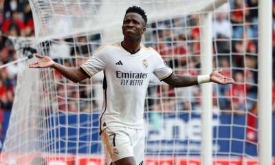 Vinícius contra Osasuna (Getty)