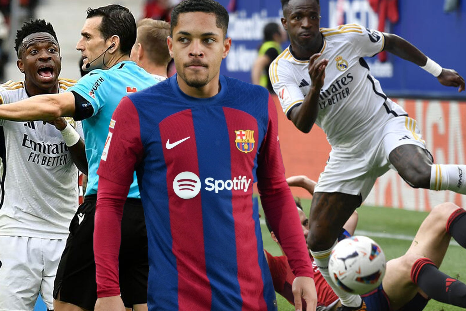 Vitor Roque confirma la persecución arbitral contra Vini (AFP, Le Presse)