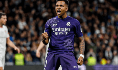 Rodrygo celebrando su gol al Athletic (Real Madrid)