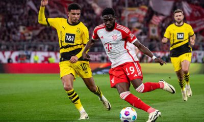 Alphonso Davies contra el Dortmund (Bayern)