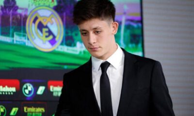 Arda Güler en su presentación con el Real Madrid (Getty)