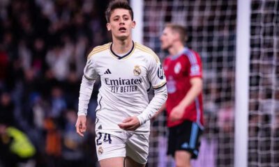 Arda Güler celebrando un gol al Celta (Cordon Press)