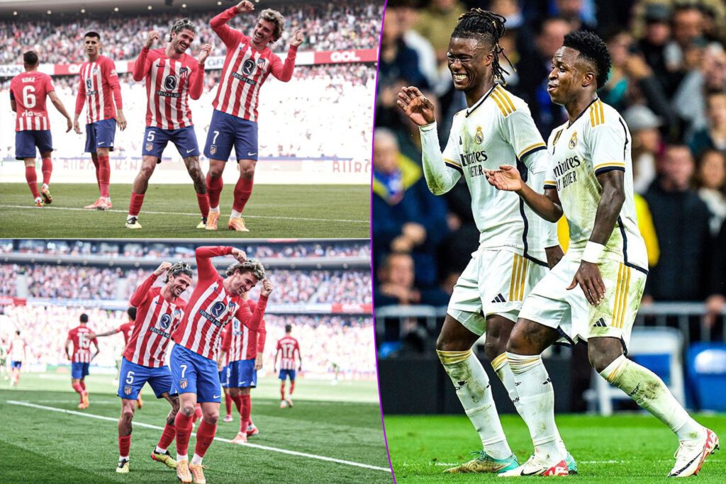 Bailes del Atlético y Real Madrid (Agencias)