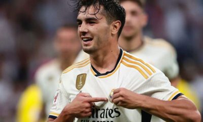 Brahim celebrando un gol con el Real Madrid (EFE)