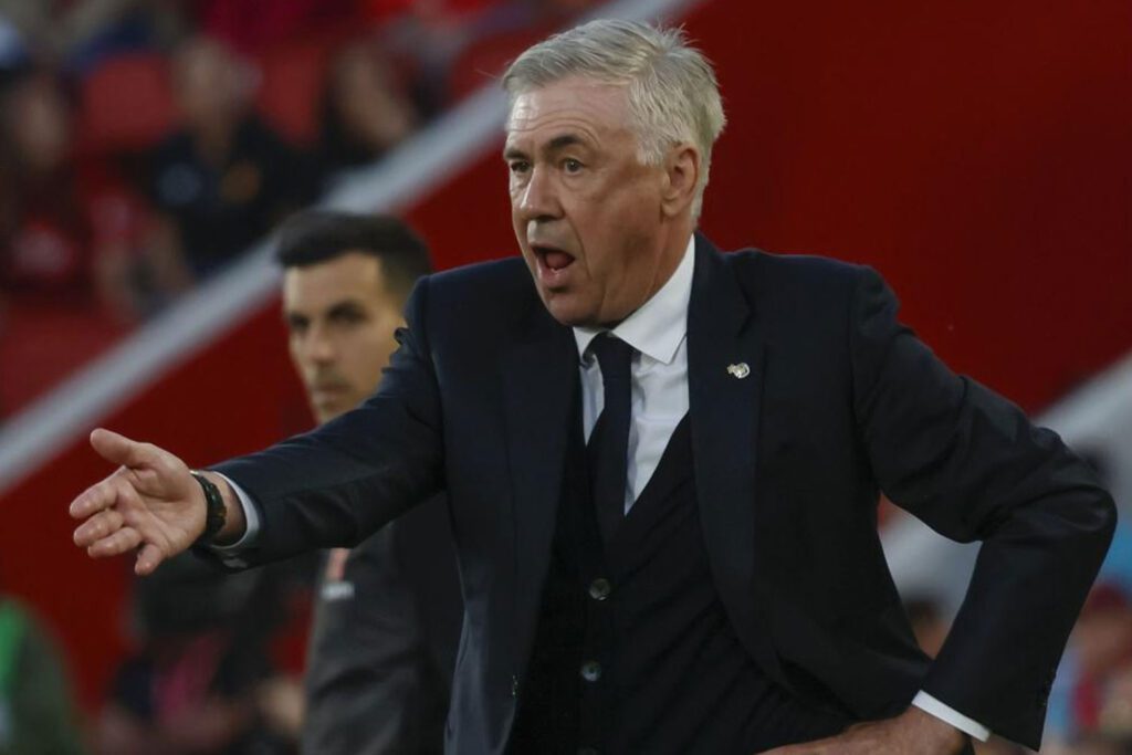 Ancelotti contra el Mallorca (EFE)